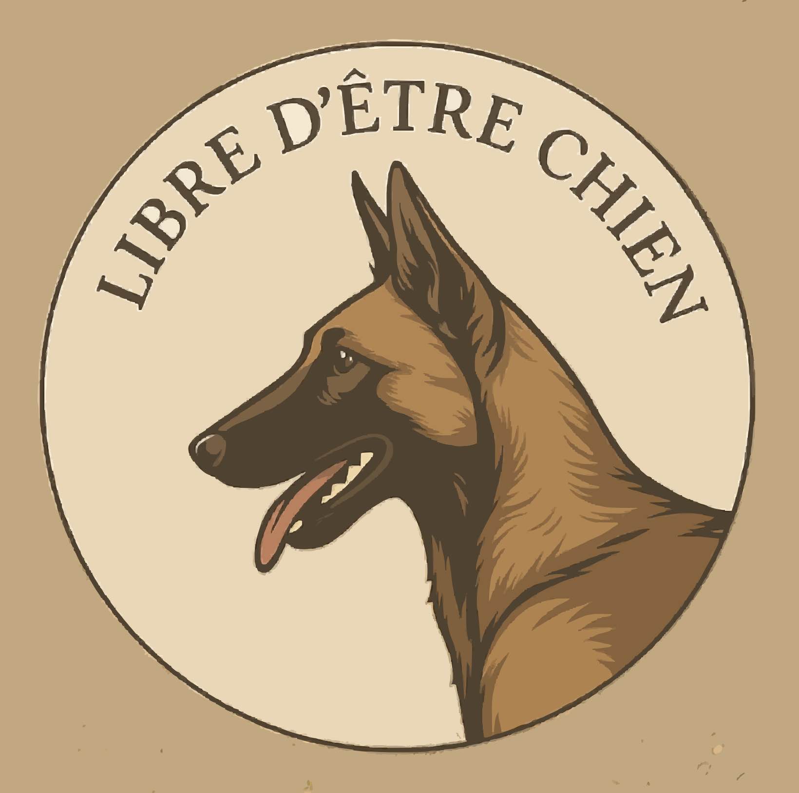 Logo libre d'être chien